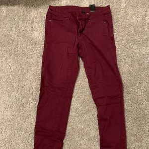 H&M burgundy pants